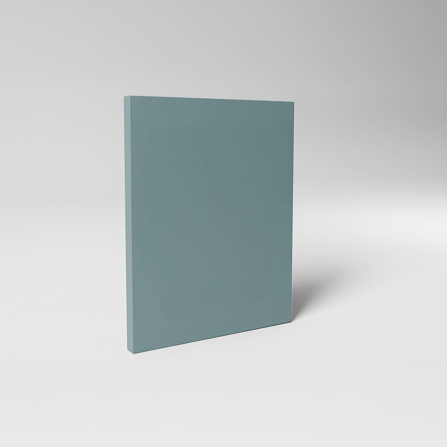 Kitchen Tall Wall Doors, Flat Slab in Ocean Teal