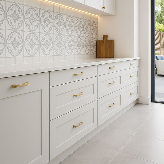 Kitchen Drawer Fronts, Shaker Style in Pavillion Grey