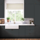 Kitchen Drawer Fronts, Flat Slab in Black Blue
