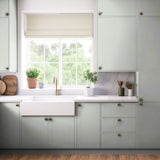 Kitchen Drawer Fronts, Flat Slab in Green Grey