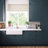 Kitchen Drawer Fronts, Flat Slab in Midnight Blue