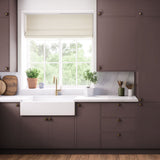 Kitchen Drawer Fronts, Flat Slab in Puce