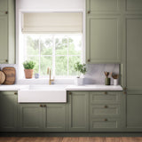 Kitchen Larder Doors, Shaker Style in Moss Green
