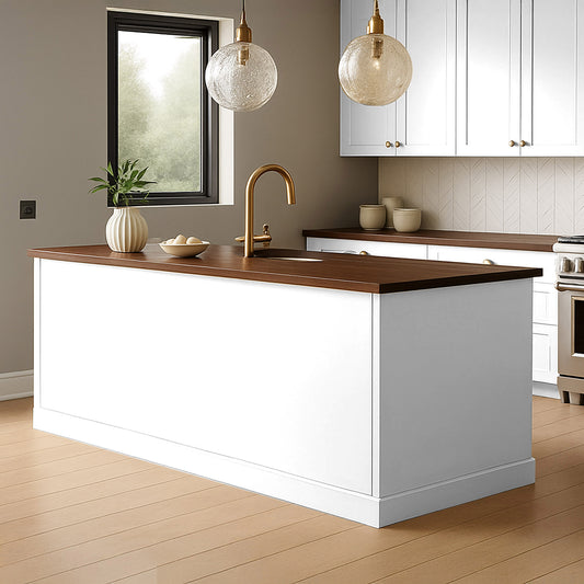 Kitchen End Panels in Brilliant White