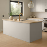 Kitchen End Panels in Fossil