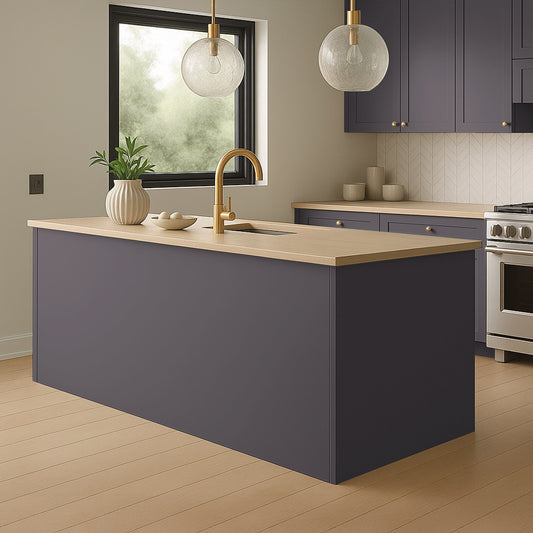 Kitchen End Panels in Graphite