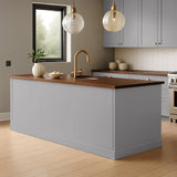 Kitchen End Panels in Mole Skin