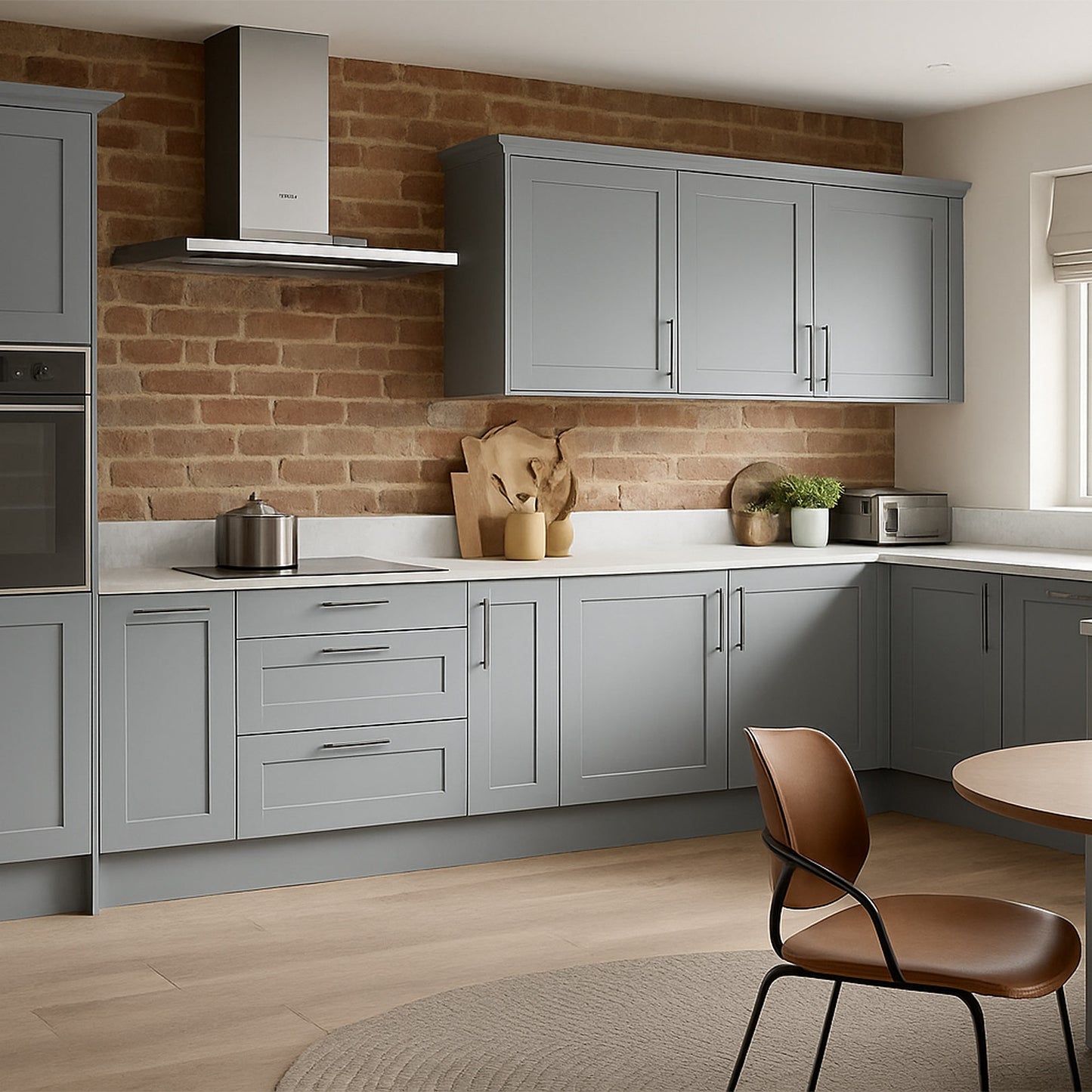 Kitchen Drawer Fronts, Shaker Style in Fishing Lead