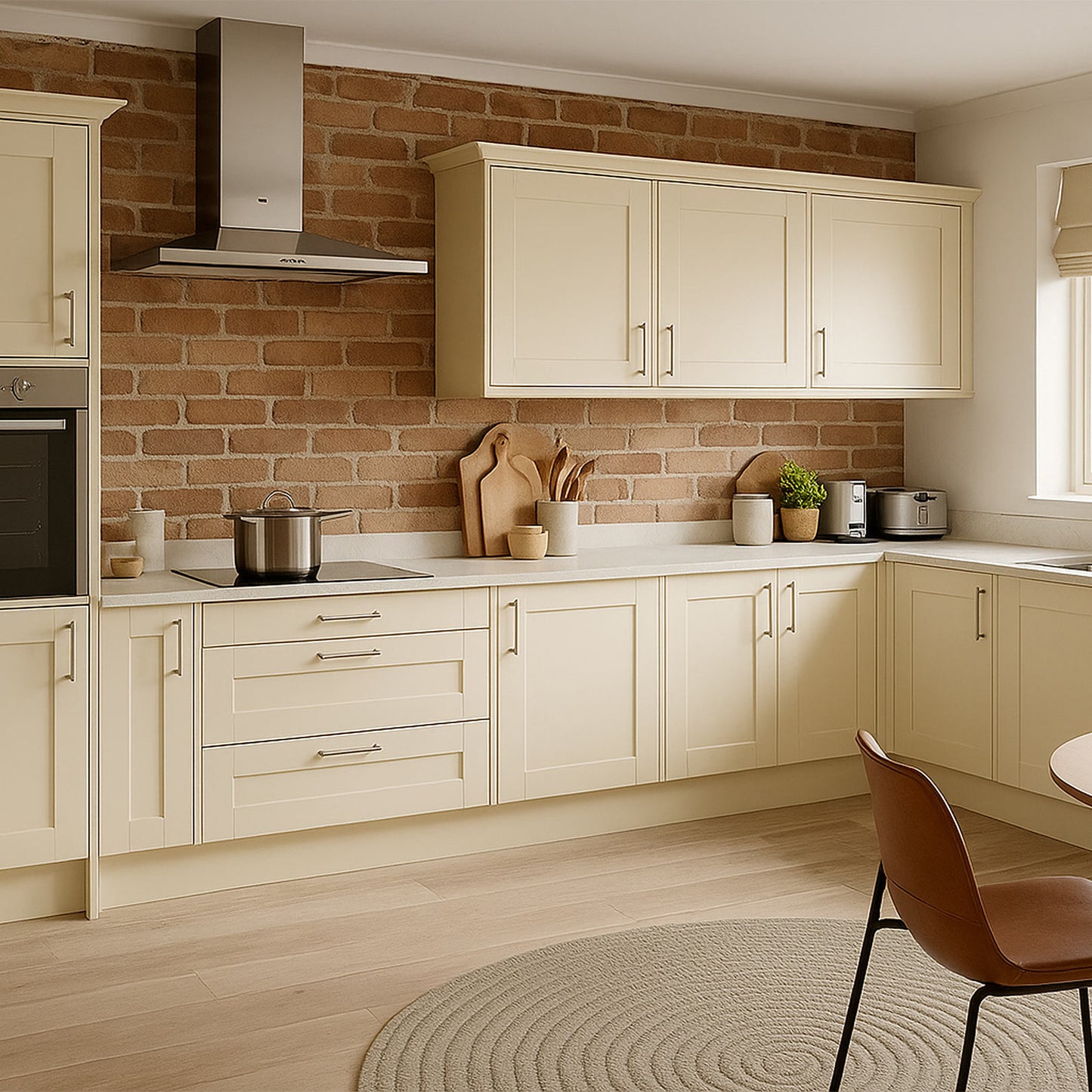 Kitchen Drawer Fronts, Shaker Style in Ivory