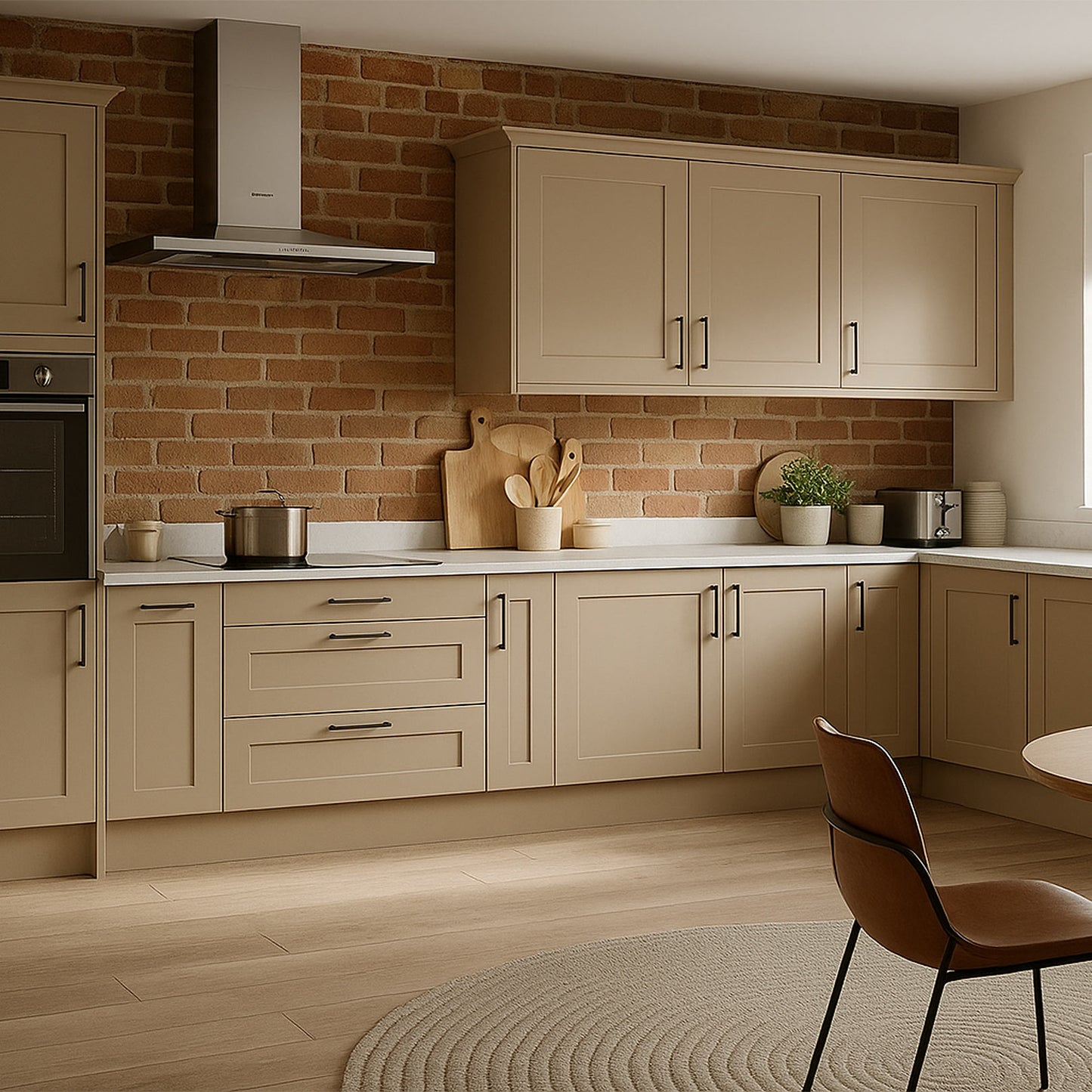 Kitchen Drawer Fronts, Shaker Style in Pebble