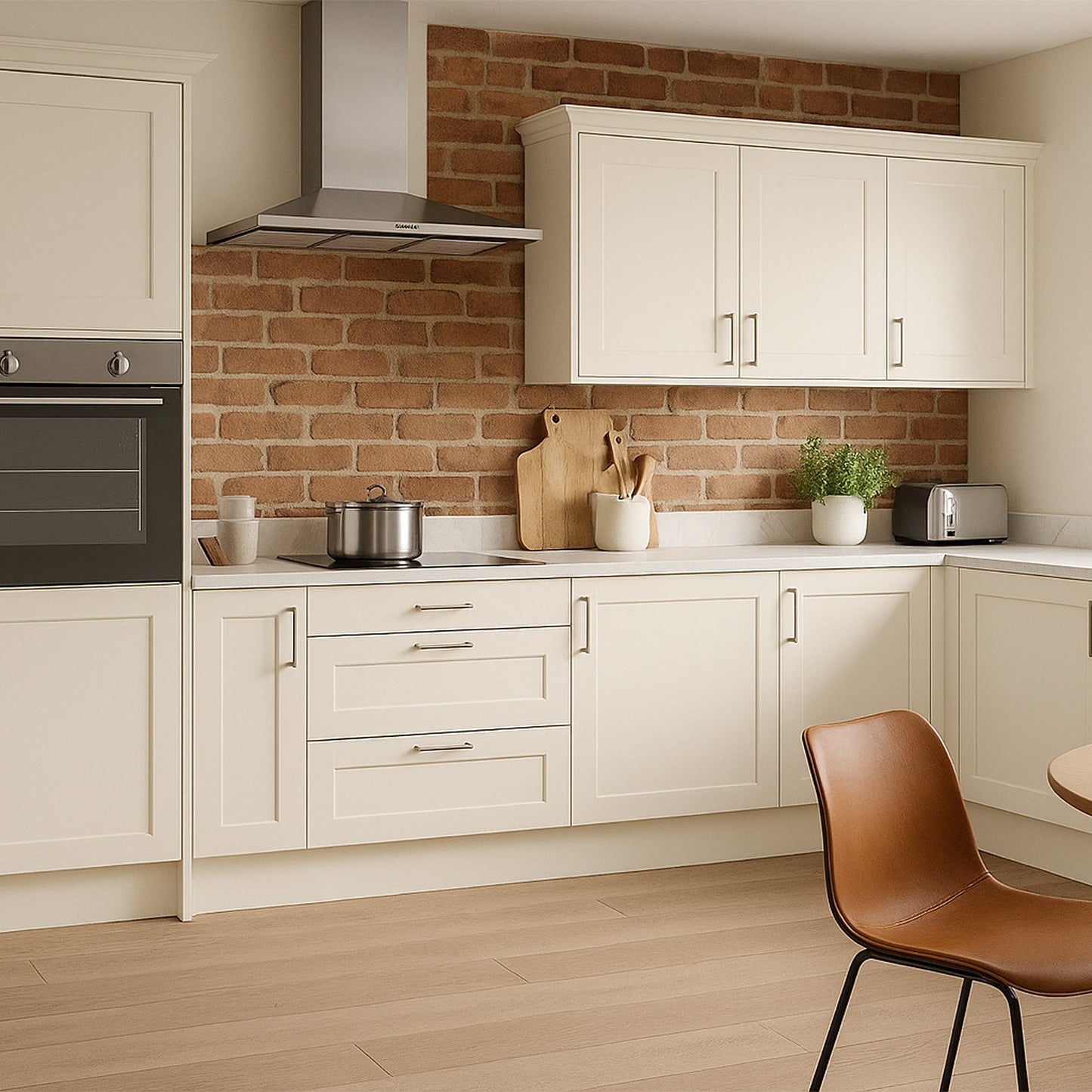 Kitchen Drawer Fronts, Shaker Style in Pointing White