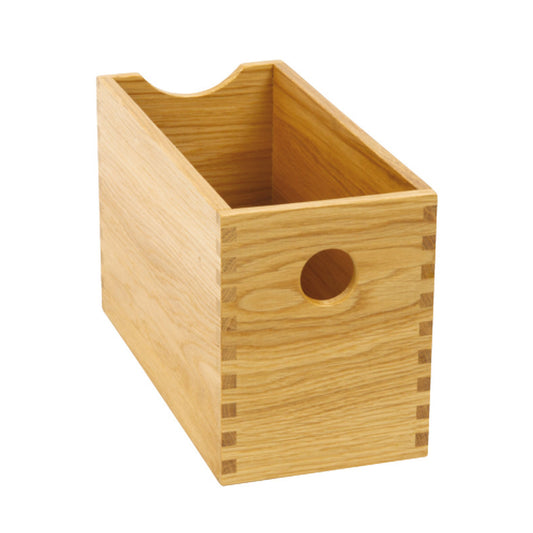 Solid Oak Storage Box – Clear Lacquered Finish