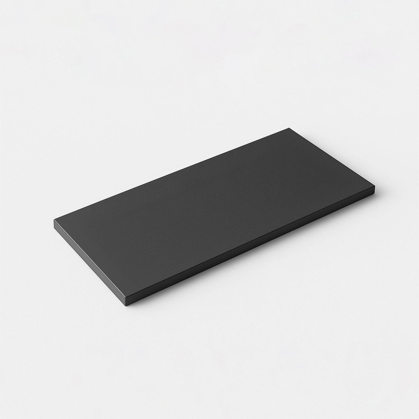 Kitchen Drawer Fronts, Flat Slab in Black Blue