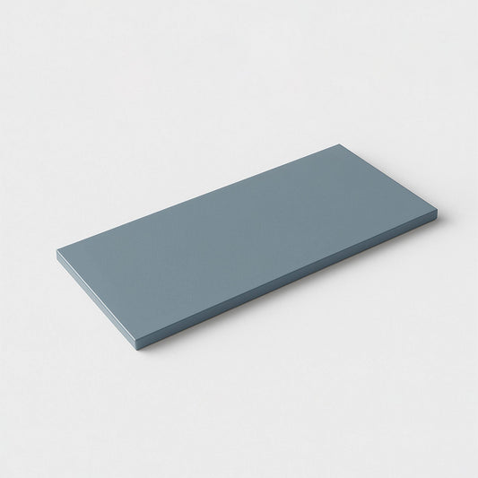 Kitchen Drawer Fronts, Flat Slab in Fishing Lead