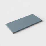 Kitchen Drawer Fronts, Flat Slab in Fishing Lead