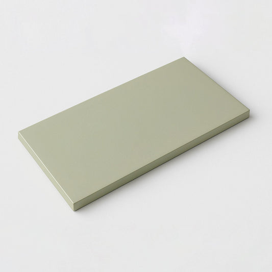 Kitchen Drawer Fronts, Flat Slab in Green Grey