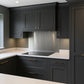 Kitchen Pan Drawer & Extractor Doors, Shaker Style in Black Blue
