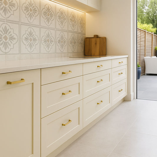 Kitchen Drawer Fronts, Shaker Style in Elephant Grey
