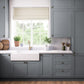 Kitchen Tall Wall Doors, Shaker Style in Fishing Lead