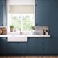 Kitchen Larder Doors, Flat Slab in Norfolk Blue