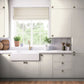 Kitchen Tall Wall Doors, Flat Slab in Strong White