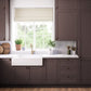 Kitchen Tall Wall Doors, Shaker Style in Puce