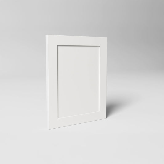 Kitchen Pan Drawer & Extractor Doors, Shaker Style in Brilliant White