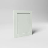 Kitchen Pan Drawer & Extractor Doors, Shaker Style in Green Grey