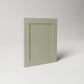 Kitchen Highline & Medium Wall Doors, Shaker Style in Moss Green