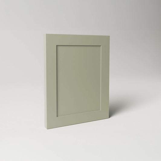 Kitchen Tall Wall Doors, Shaker Style in Moss Green