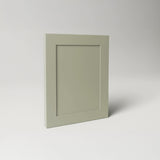 Kitchen Drawerline & Low Wall Doors, Shaker Style in Moss Green
