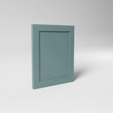 Kitchen Drawerline & Low Wall Doors, Shaker Style in Ocean Teal