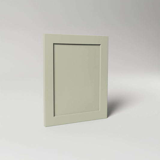 Kitchen Drawerline & Low Wall Doors, Shaker Style in Spring Green